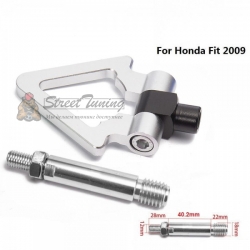 Буксировочный крюк "Стрелка" для Honda Fit 2009, серебряный