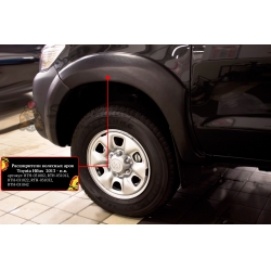 Toyota Hilux 2013-2015 Расширители колесных арок (комплект)