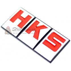 Металлический шильдик с логотипом " HKS красн "