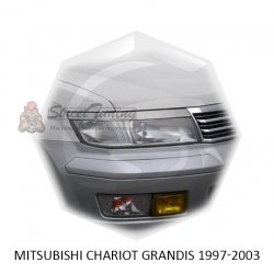 Реснички на фары для  MITSUBISHI CHARIOT GRANDIS 1997-2003г