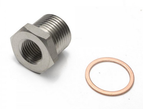 картинка Переходник для кислородного датчика , с 18х1.5 на 12х1.25 магазин  StreetTuning 