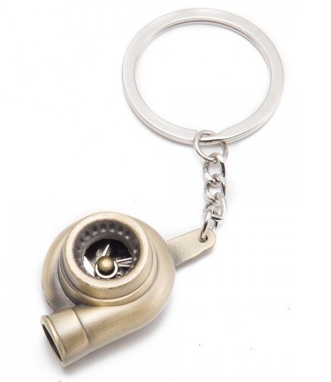 картинка Брелок турбина, латунь под старину магазин  StreetTuning 