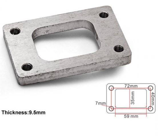 картинка Фланец под турбину T25 T28 GT25 GT28 GT24/40R магазин  StreetTuning 