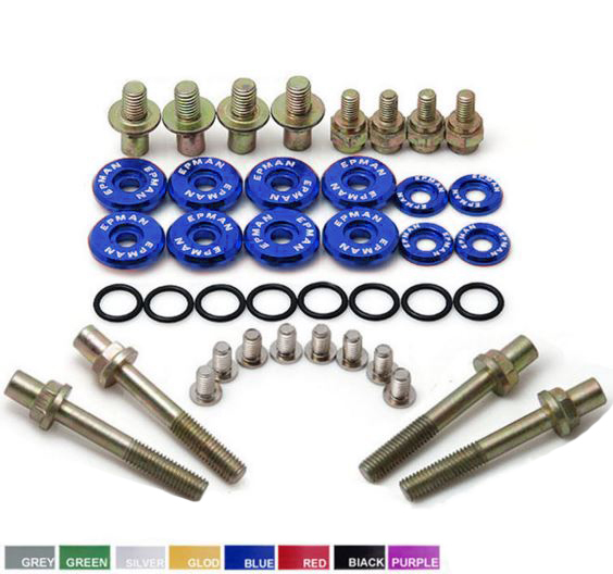 картинка Болты с шайбами крышки клапанов Epman для Honda, синие магазин  StreetTuning 