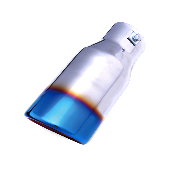 картинка Насадка на глушитель HKS Style, с синим напылением D-63*89 мм L-190 мм CHR-TY-C019 магазин  StreetTuning 