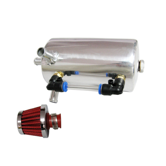 картинка Маслоуловитель Epman 0,5 литра, серебряный магазин  StreetTuning 