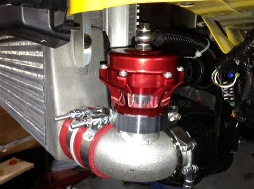 картинка Перепускной клапан (Blow-Off) Epman V-band 50 мм , красный магазин  StreetTuning 