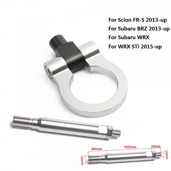 картинка Буксировочное кольцо для Subaru WRX, серебряное магазин  StreetTuning 