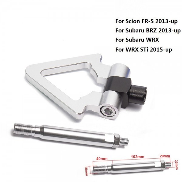 картинка Буксировочный крюк "Стрелка" для Subaru WRX, серебряный магазин  StreetTuning 