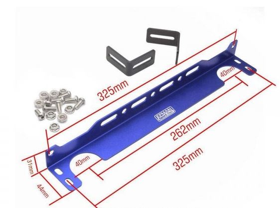 картинка Универсальный крепеж радиатора Epman , 330 мм, синий магазин  StreetTuning 