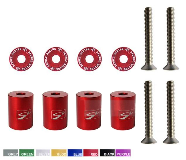 картинка Проставки под капот Epman, красные магазин  StreetTuning 