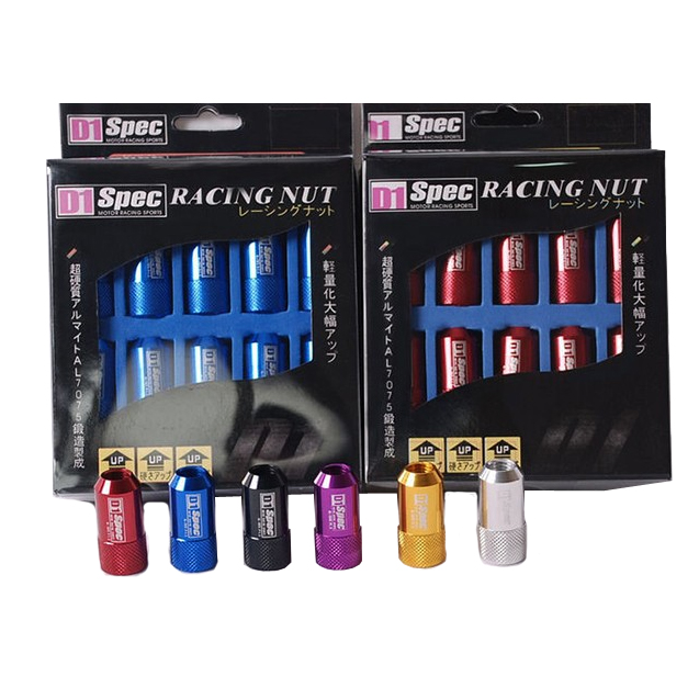 картинка Комплект гаек D1 Spec 40 мм, золотые М12 х 1.5 магазин  StreetTuning 