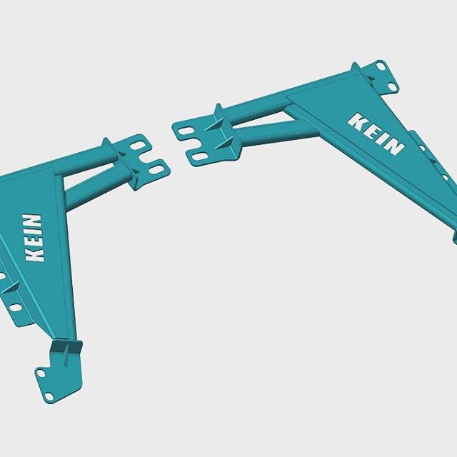 картинка Комплект усилителей (2 распорки) под переднее крыло для Subaru Impreza 92-00 магазин  StreetTuning 