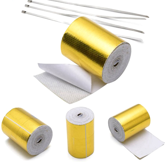 картинка Термолента для впуска Epman до 450гр, золотая (50мм*5м рулон) магазин  StreetTuning 