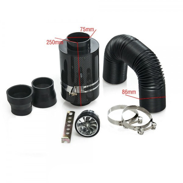 картинка Холодный впуск с нулевиком под карбон, с вентилятором магазин  StreetTuning 