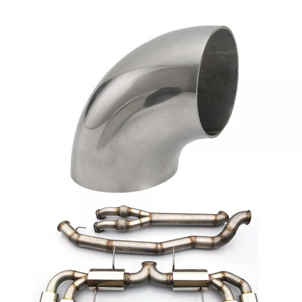 картинка Отвод (фланец) для приварки, 90 гр, 70 мм, толщина 1.5 мм (китай) магазин  StreetTuning 