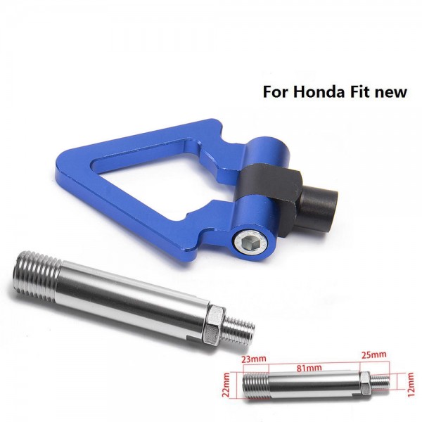 картинка Буксировочный крюк "Стрелка" для Honda Fit свежих годов, синий магазин  StreetTuning 