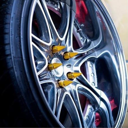 картинка Комплект гаек Blox style с наконечником , золотые М12 х 1.5 магазин  StreetTuning 