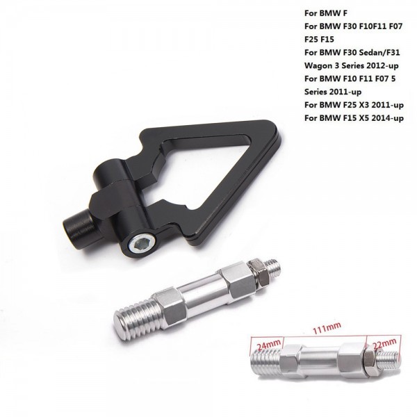 картинка Буксировочный крюк "Стрелка" для BMW F15 X5, черный магазин  StreetTuning 