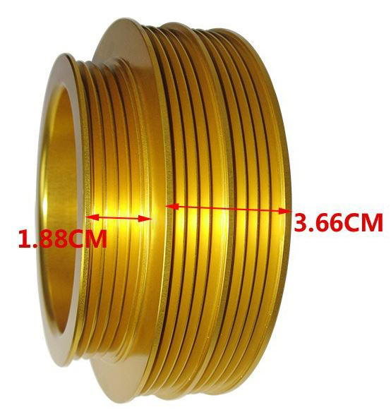 картинка Облегченный шкив для Honda Civik 1992-2000 B-серии VTEC , золотой магазин  StreetTuning 