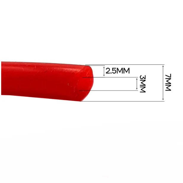 картинка Вакуумный силиконовый шланг Epman Sport 3 мм красный магазин  StreetTuning 