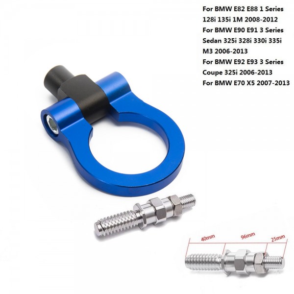 картинка Буксировочное кольцо для BMW E82 E88 E90 E91 E92 E93, синее магазин  StreetTuning 
