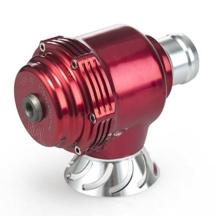 картинка Перепускной клапан (Blow-Off) Tial QRJ с флянцем и V-band 50 мм, красный магазин  StreetTuning 