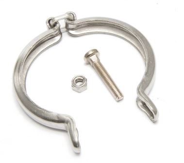 картинка V-BAND Хомут 73 мм для турбины Toyota CT2 CT9/ Subaru TD04 TD04HL магазин  StreetTuning 