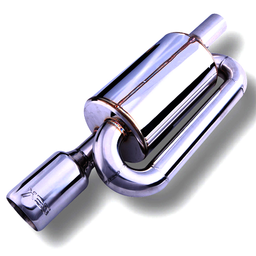 картинка Прямоточная банка  Dex, хромированная D - 51 x 89 мм L - 590 мм магазин  StreetTuning 