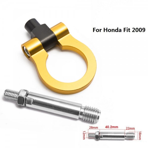 картинка Буксировочное кольцо для Honda Fit 2009, золотое магазин  StreetTuning 