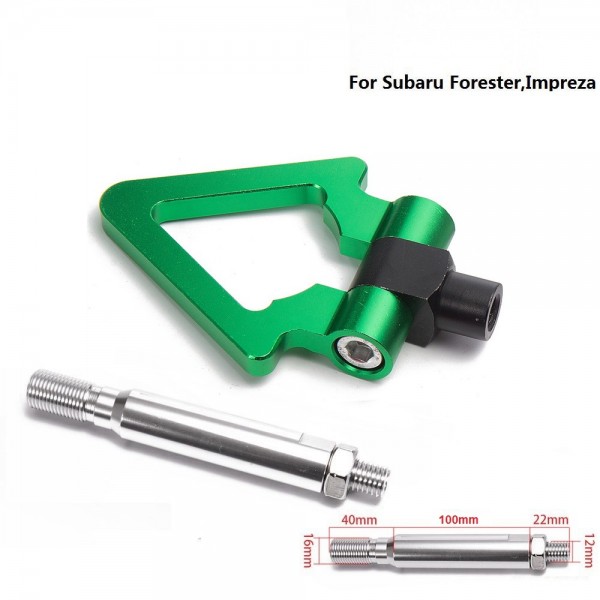 картинка Буксировочный крюк "Стрелка" для Subaru Forester/Impreza , зеленый магазин  StreetTuning 