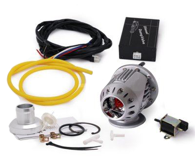 картинка Перепускной клапан (Blow-Off) HKS SQV2 c регулеровочным болтом , электрический, серый магазин  StreetTuning 