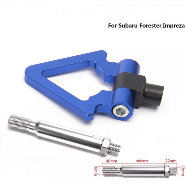 картинка Буксировочный крюк "Стрелка" для Subaru Forester/Impreza, синий магазин  StreetTuning 