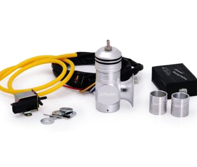 картинка Перепускной клапан (Blow-Off) Электрический для Дизельного мотора 25 мм, серебряный магазин  StreetTuning 