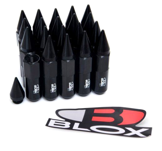 картинка Комплект гаек Blox style с наконечником , черные М12 х 1.5 магазин  StreetTuning 