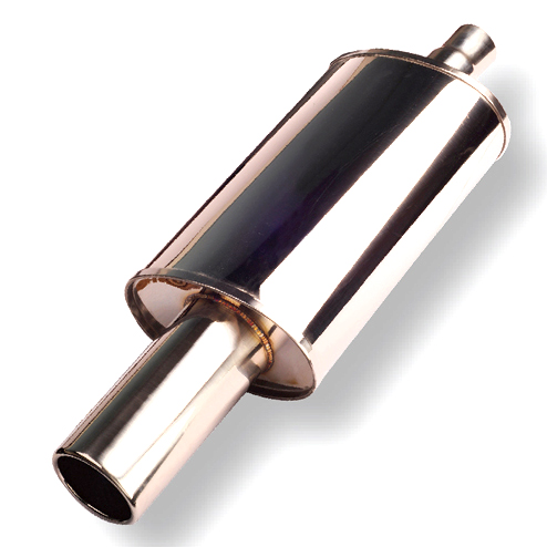 картинка Прямоточная банка Remus Style, хромированная D - 51 x 89 мм L - 670 мм магазин  StreetTuning 