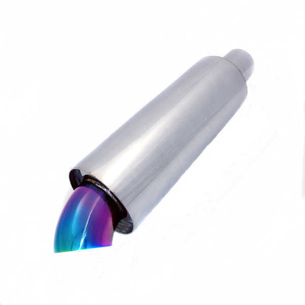 картинка Прямоточная банка HKS Style серии Jasma , с напылением D - 51 мм L - 460 мм CHR-TY-B015 магазин  StreetTuning 