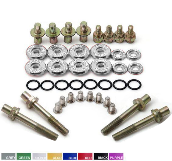 картинка Болты с шайбами крышки клапанов Epman для Honda, серебряные магазин  StreetTuning 