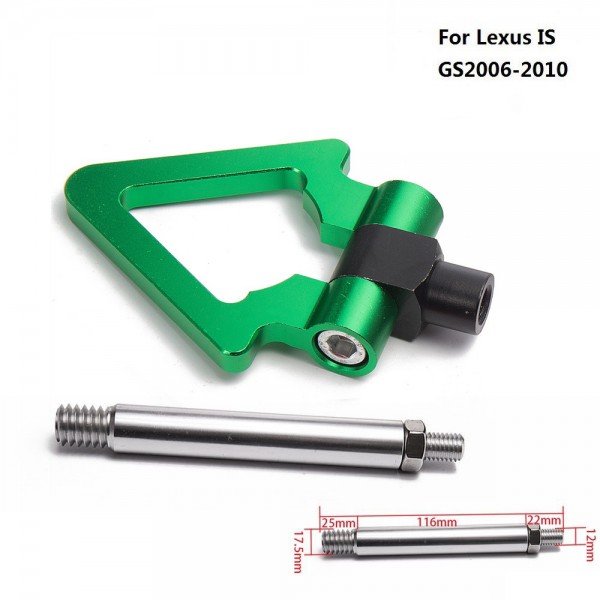 картинка Буксировочный крюк "Стрелка" для Lexus IS GS 06-10, зеленый магазин  StreetTuning 