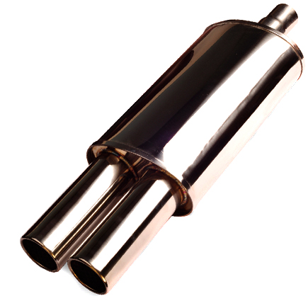 картинка Прямоточная банка Remus Style,с двойным выходом D - 51 x 89 мм L - 650 мм магазин  StreetTuning 