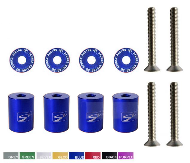 картинка Проставки под капот Epman, синие магазин  StreetTuning 