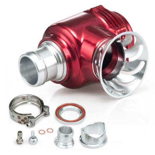 картинка Перепускной клапан (Blow-Off) Tial QRJ с флянцем и V-band 50 мм, красный магазин  StreetTuning 