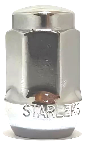 картинка Гайка Starleks 12x1.5, конус, высота 35 мм, ключ 21 мм, закрытая, хром магазин  StreetTuning 