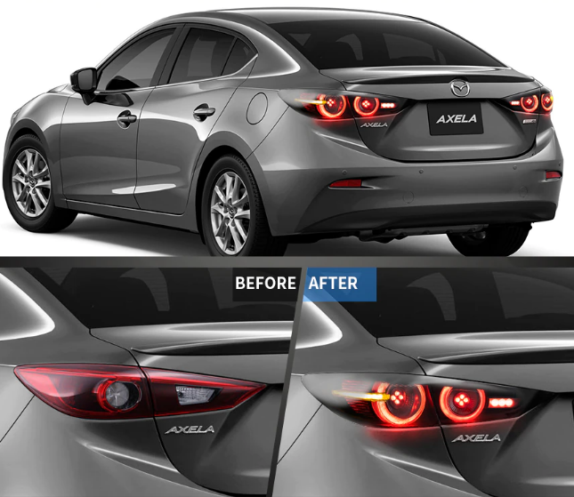 картинка Задние светодиодные фары для MAZDA AXELA c 2019 - по 2021 г магазин  StreetTuning 