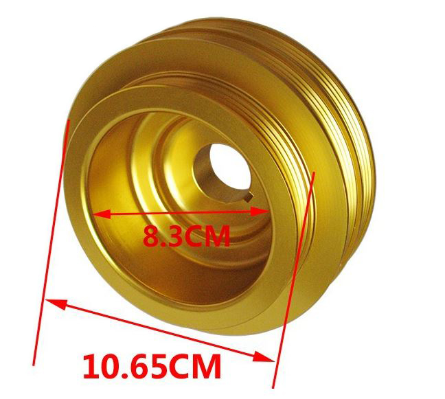 картинка Облегченный шкив для Honda Civik 1992-2000 B-серии VTEC , золотой магазин  StreetTuning 