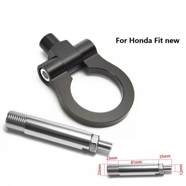 картинка Буксировочное кольцо для Honda Fit свежих годов, черное магазин  StreetTuning 