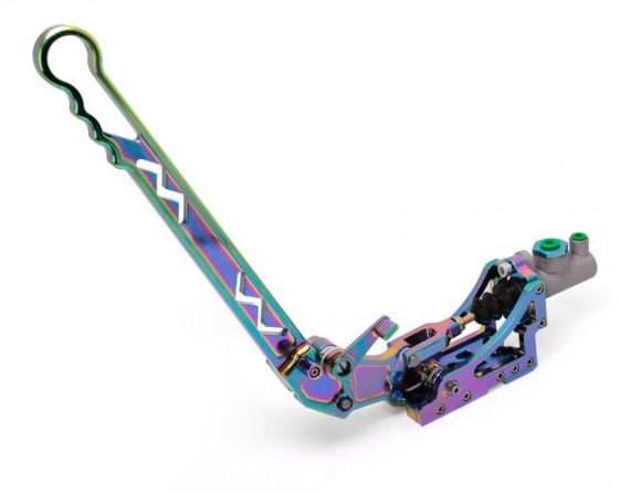 картинка Вертикальный гидравлический ручник Group N Cars, неохром магазин  StreetTuning 