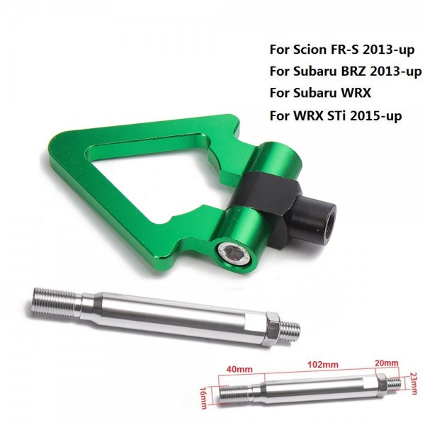 картинка Буксировочный крюк "Стрелка" для BMW F15 X5, зеленый магазин  StreetTuning 