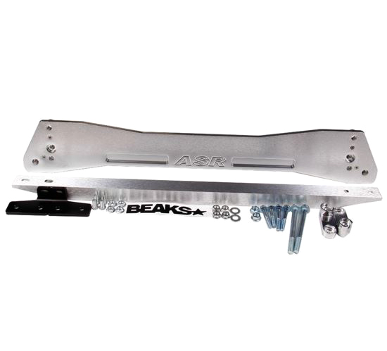 картинка Задние усилители подрамника ASR style для Honda Civic 1992-1995 г, серебряный магазин  StreetTuning 