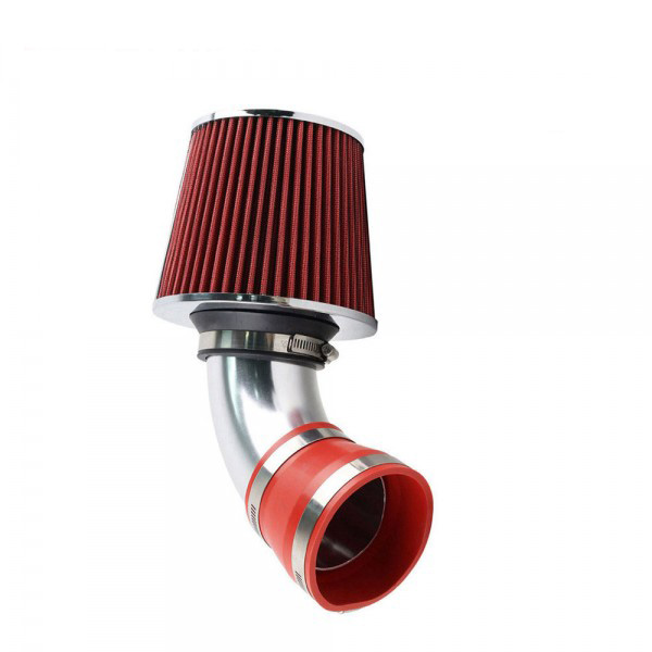 картинка Универсальный холодный впуск с фильтром, цвет красный магазин  StreetTuning 